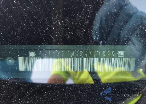 2008 Chevrolet Corvette из США, поврежденный, VIN 1G1YY25W585111929